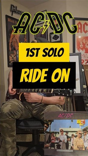 AC/DC - Ride On - Guitar Cover on a Gibson Les Paul + EMG 60 + Marshall Silver Jubilee Profile