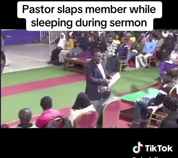 Pastor's Hilarious Slap During Sermon