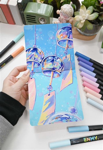 Win chime#drawing #painting #art #acrylicmarker