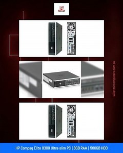 HP Compaq Elite 8300 Ultra-slim PC | 8GB RAM | 500GB HDD