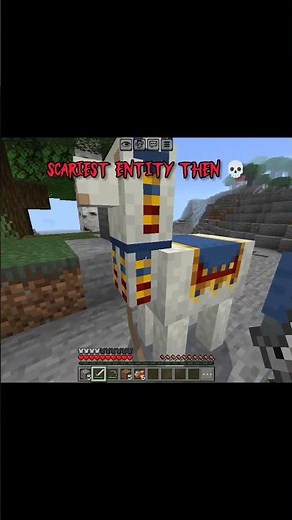 Scariest Entity Now Vs Then 💀 #minecraft #trollface #entity