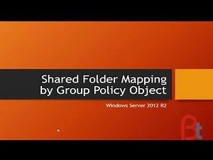 Mapping Shared folder by GPO