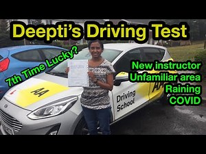 REAL Redhill Driving Test | 7th Time Lucky? New instructor, UNKNOWN area and raining.