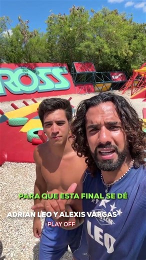 Alexis and Leo are one step closer to the final, and this is how they celebrated. 🥳 🥷🏻🦁⁣ #Exatlón...