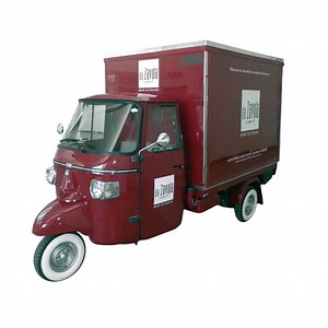 [Hot Item] Electric Coffee Ice Cream Van Tricycle Cart Piaggio Ape Pizza Mobile Food Truck