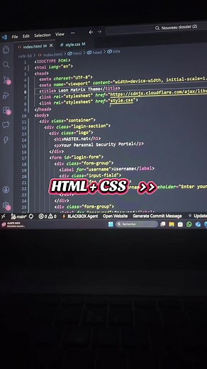 HTML & CSS Login Form Design Tutorial