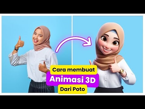 🔴 Cara membuat Animasi 3D dari foto || Belajar AI untuk Pemula