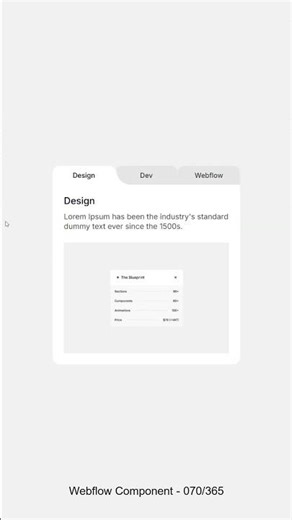 Folder Tabs - Free Webflow Component #design #webflow