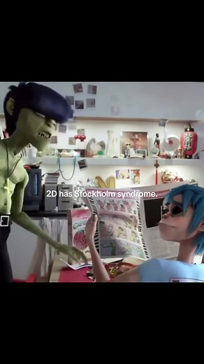 -*~{💖}~*- (@bedridden_ellie)’s video of gorillaz 2d