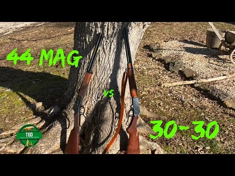 44 Magnum VS 30-30 | 100 Yards Hunting Range Energy Comparison | Lever Action Deer Hunting