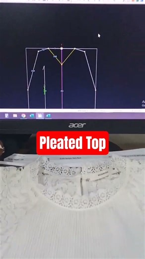 Pleated Top Pattern Making coching 8588936601