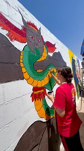 🎨 MuraLince desde Cecyte BC Guadalupe Victoria donde participan más de 120 alumnos de 24 planteles y grupos que pertenecen al Colegio. #ActitudLince 🖌️ | CECyTEBC