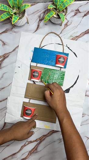 Amazing Cardboard Craft for Home Decor #osmcraft