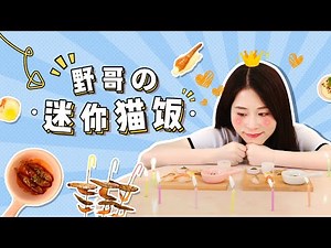 Miniature Cooking | Fish Cuisine for Cats | Ms Yeah