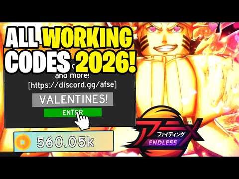 ALL WORKING CODES FOR ANIME FIGHTING SIMULATOR ENDLESS IN 2026! ANIME FIGHTING SIMULATOR ENDLESS