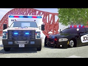 Sergeant Lucas the Police Car Rescue Ambulance LuLu - Wheel City Heroes (WCH) - Video for Kids