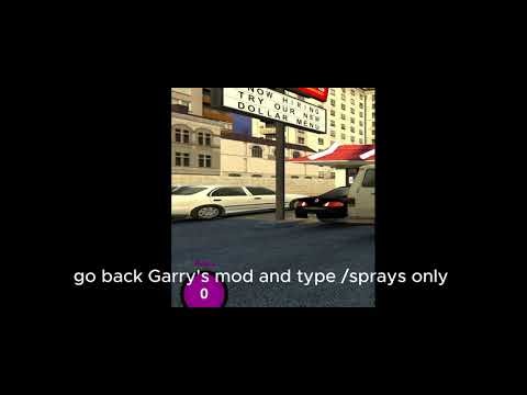 How to use Spray on Garry's mod
