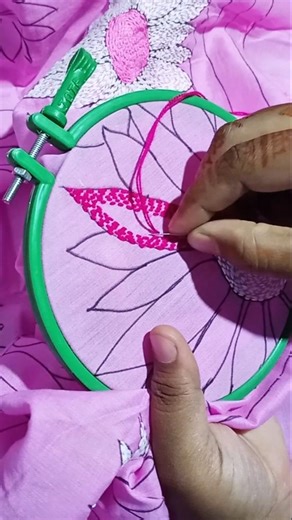 হাতের কাজের জামার ডিজাইন সেলাই ভিডিও টিউটোরিয়াল 👍🥰 #foryou #art #embroidery #shorts #viral #fyp