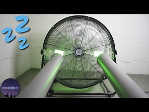 Fall asleep 😴 to a DEEP giant fan noise resonating through tubes! - Black Screen