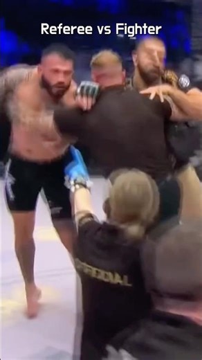 Referee vs Fighter#ufc #referee #fighter #usa #mma