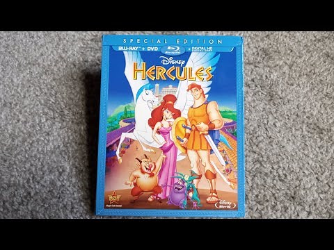 Disney's Hercules Blu Ray Unboxing