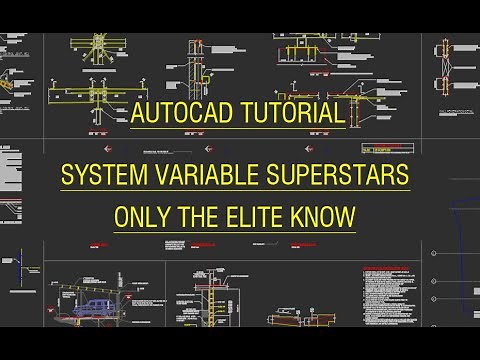 AutoCAD Tutorial - System Variable Superstars ONLY the elite know!