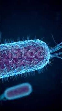 E Coli cells floating under microscope #science #microorganism#bacteria #shorts #shortsvideo