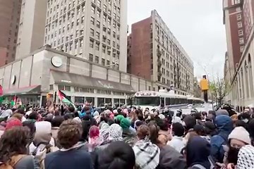 Over 100 Arrested at Columbia After Pro-Palestinian Protest
