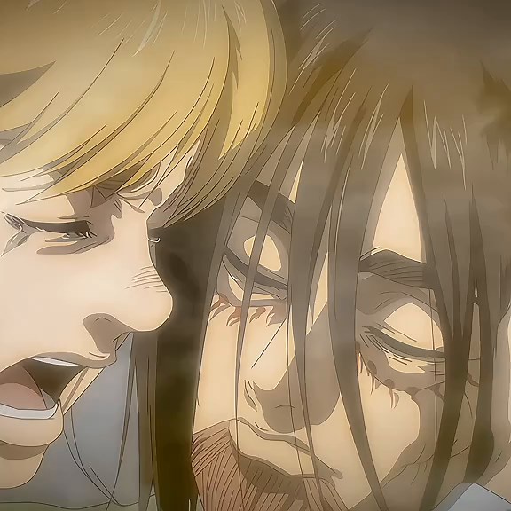 Scène Émotionnelle de Mikasa et Eren dans SNK