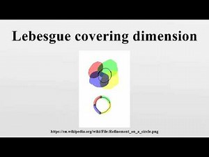 Lebesgue covering dimension