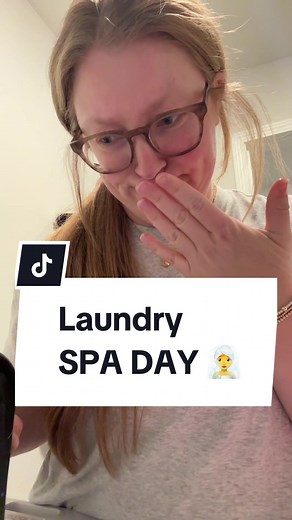 It’s giving laundry spa day 🧖‍♀️ #laundrytok