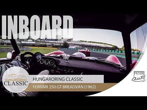 UNIQUE Ferrari 250 GT Breadvan on board at the Hungaroring