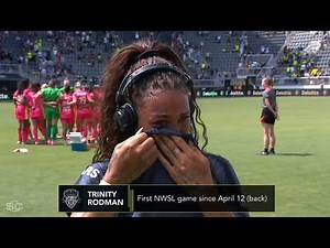 Trinity Rodman in tears after scoring GAME WINNER in emotional return from injury 👏 | ESPN FC