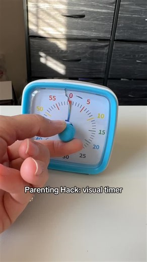 Finds and Faves on Instagram: "Parenting hack - use a visual timer to help make transitions go smoother. #visualtimer #timer #parentinghack #tiktokshopblackfriday"
