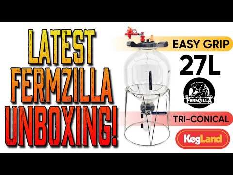 Easy Grip Fermzilla Tri Conical Unboxing - Latest Version 27L Starter Kit for Pressure Fermentation