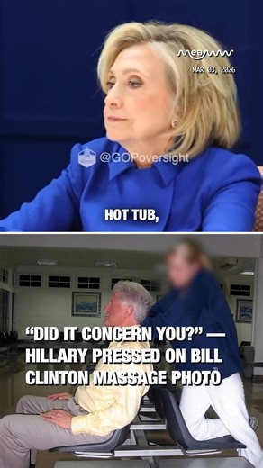 “Did It Concern You?” — Hillary Pressed on Bill Clinton Massage Photo A direct question about leaked Bill Clinton massage photos and Jeffrey Epstein. Hillary Clinton was asked whether the images raised concern. The moment referenced Epstein’s involvement and past controversies. Her response: she’s there to answer specific questions — not offer opinions. #HillaryClinton #JeffreyEpstein #EpsteinFiles #BillClinton #USPolitics #BreakingNews #PoliticalNews #ClintonNews #EpsteinInvestigation #ViralNew