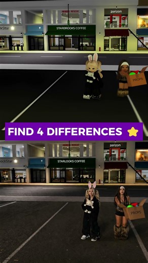 FIND DIFFERENCES Brookhaven avatars REAL LIFE 🐱🤔 #robloxshorts #roblox #brookhaven