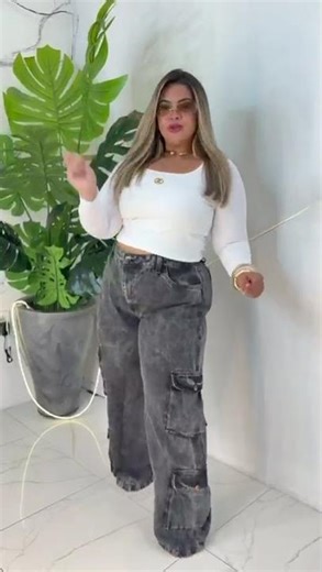 Zoom jeans Calça bolso cargo qualidade e conforto.