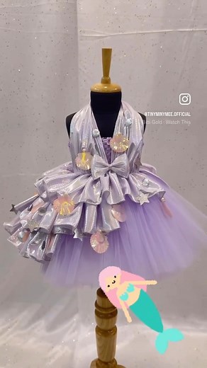 Tiny Miny Mee on Instagram: "🐬💕 Make a splash with the perfect mermaid outfit for your little princess! Comfort and style all in one - she'll love it! 🌸 #MermaidFashion #AdorableAndChic #babygirl #stylishigkids #kidsclothing #frocks #tutu"