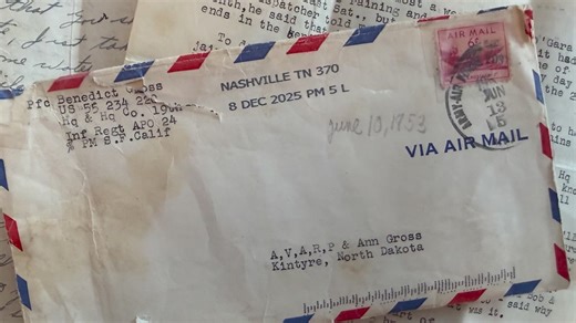 Woman receives 72-year-old letter in the mail