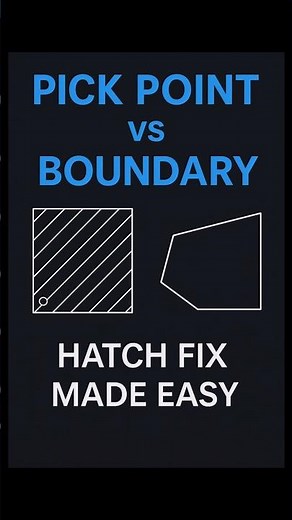Tricky Geometry Won't Hatch? Try This Method #AutoCAD #Problem-Solving