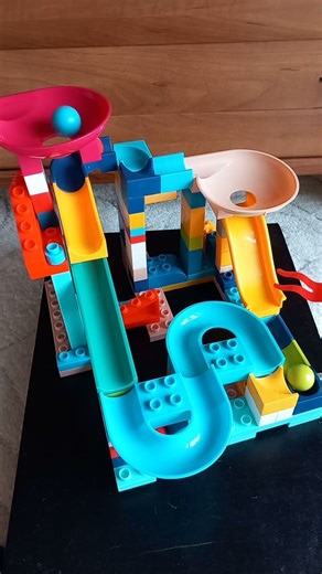 🎉Sliding Marble Run rolling #asmrtoy🎉16Oct2025 | MUSIC&AsmR