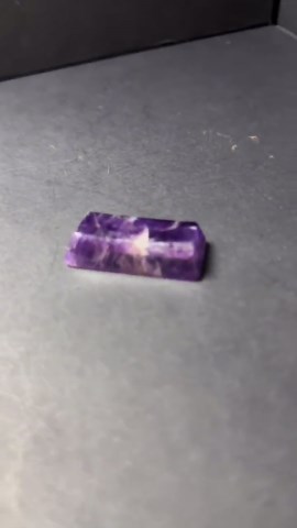 Handmade Amethyst Keycap: OEM Crystal Enter Key for MX Cherry Keyboard ESC R4 - Etsy