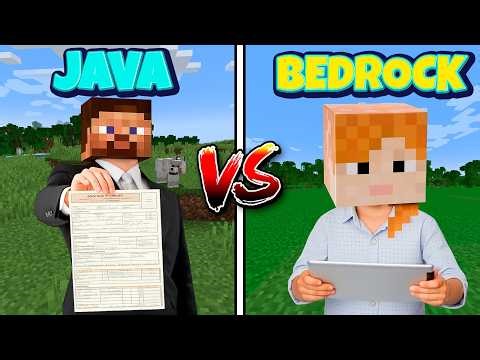 ¡DESEMPLEADOS VS NIÑOS CON TABLET! (java vs bedrock)