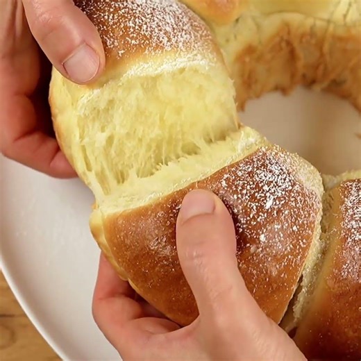 Softest brioche I have ever made - with a hidden SURPRISE #breadrecipes #sweetbread #bread
