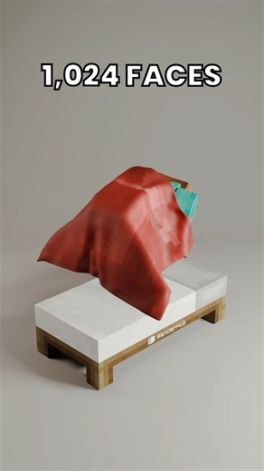 RenderHub on Instagram: "Minecraft 3D Cloth Simulation 🛏️ Have you ever seen Minecraft Steve just chilling on a bed while a realistic 3D cloth falls over him? This is oddly satisfying!🤯 Video made for RenderHub by George Sosa #Minecraft #3DClothSimulation #BlenderPro #ClothSimulation #OddlySatisfying #Blender3D #3DModeling #Blender #3DArt #3DModels #RenderHub"