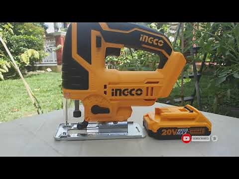 Ingco Jigsaw cordless - UNBOXING!!! testing and demo CJSLI8501