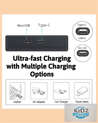Hridz Dual Charger For GoPro Hero 9 10 11 Go Pro Series Camera Batteries