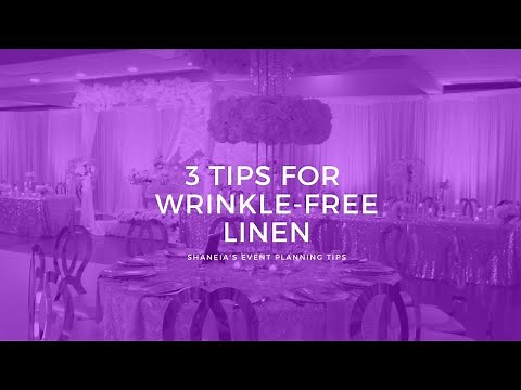 3 Tips for Wrinkle-Free Linen