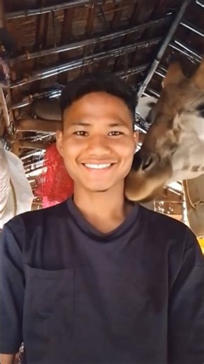 Giraffe tutorial goof filter 👿😊 #giraffe #trend #filter #viral #ai #tutorial #shorts